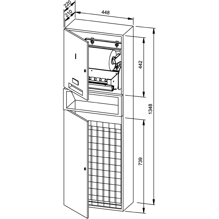 728976 Комбинированный трансформатор для бумажных рулонов с питанием/отходами WP5455 WAGNER_EWAR A-LINE Wagner Ewar  - Вид №1