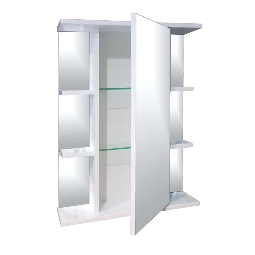 Шкаф зеркальный подвесной Орландо 55x72 см цвет белый Santreyd STLM-2209207 - Вид №1