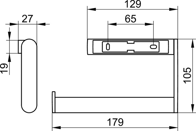 14922010000 Кольцо для полотенца KEUCO Plan - Вид №4