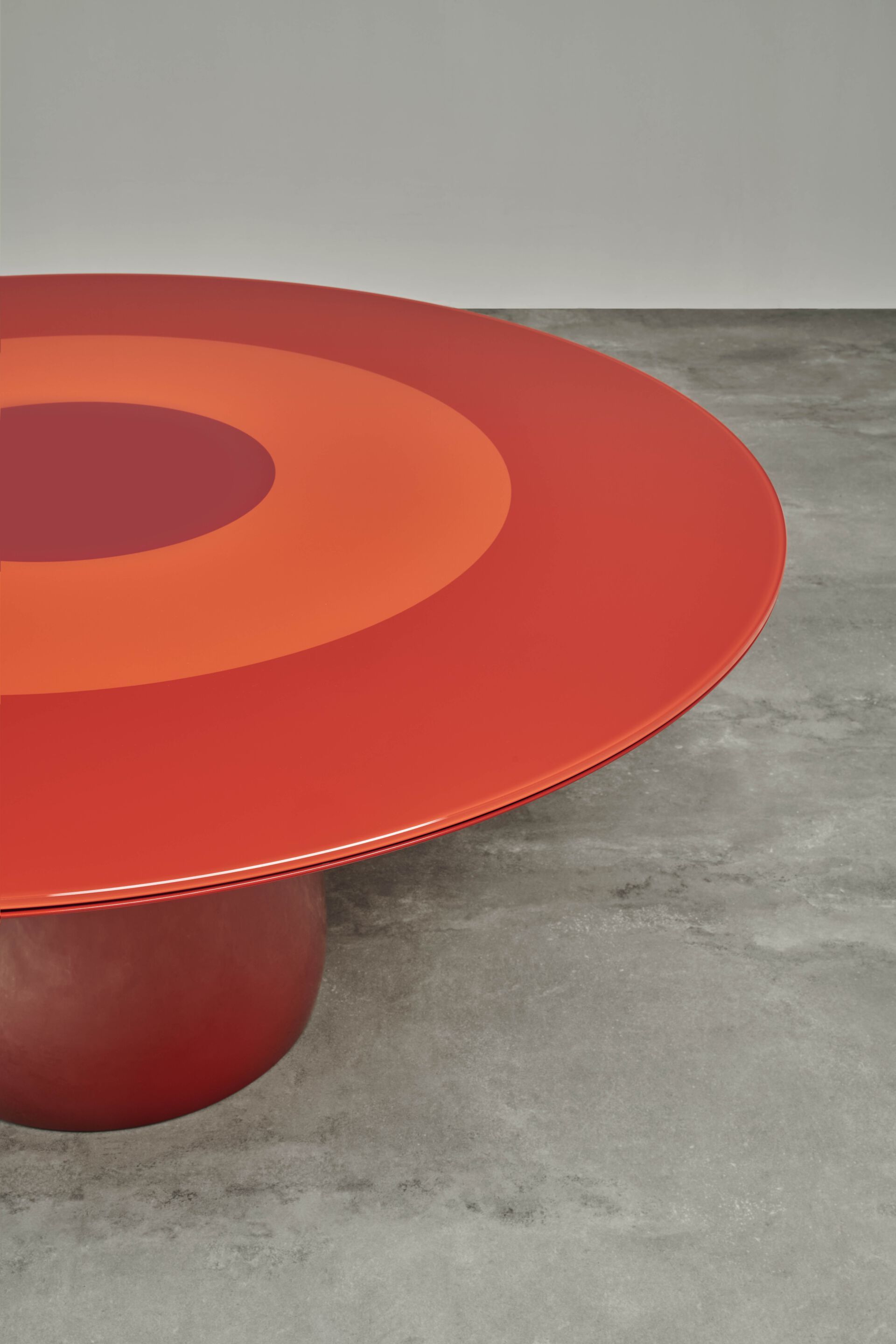 Круглый обеденный стол с хрустальной столешницей BALERI ITALIA ROUNDEL ARCH-00120428 - Вид №6