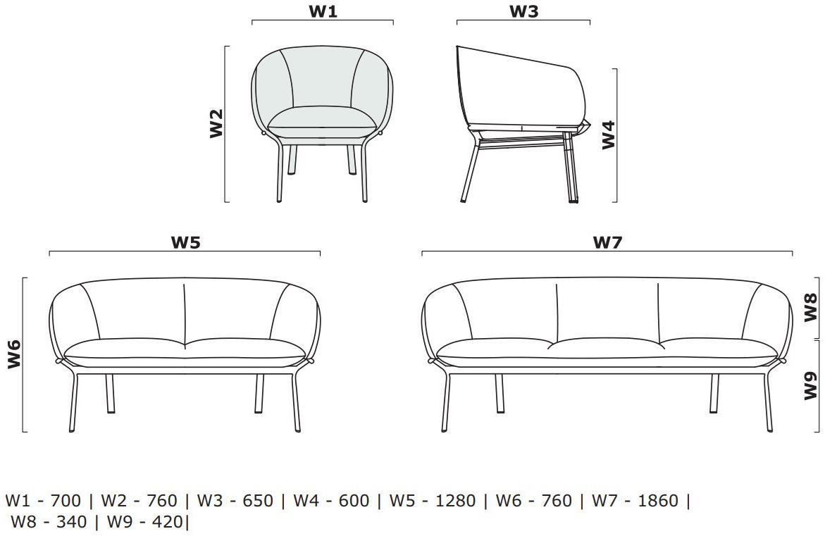 MDD Кресло из ткани с подлокотниками Grace sun-id-1496288 - Вид №19