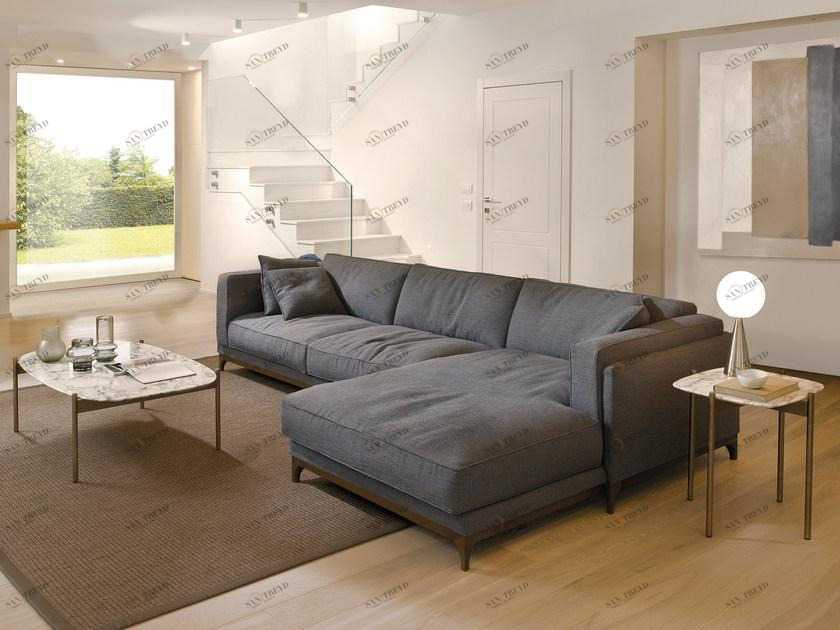 CTS SALOTTI Модульный тканевый диван с шезлонгом Time sun-id-1477300