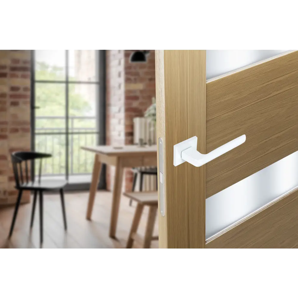 Дверные ручки EDSON EDS-183H-Q2 белые для межкомнатных дверей 85170510 STLM-0059406 - Вид №8