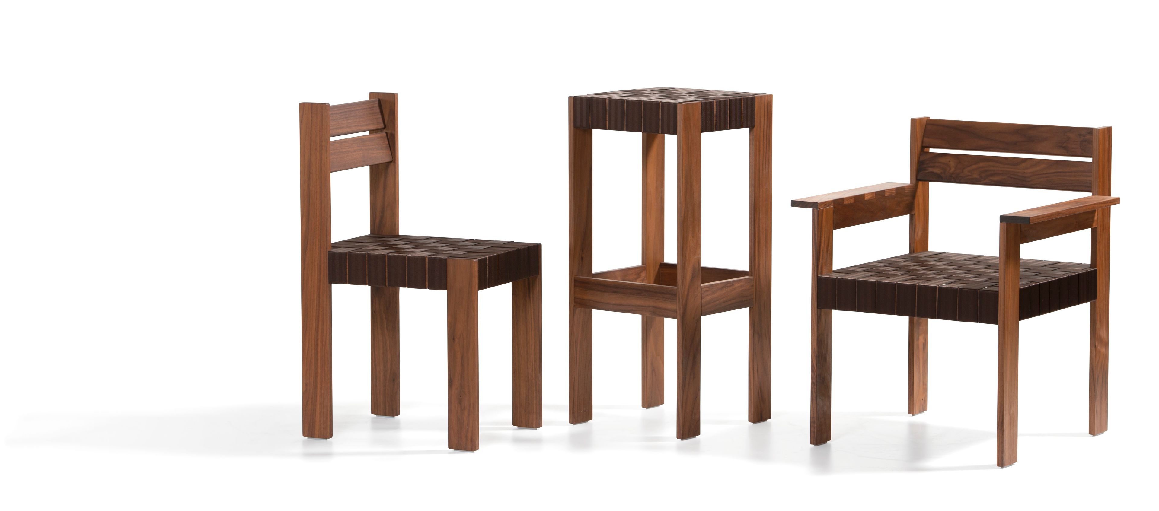 Высокий стул из массива дерева с подставкой для ног Bla Station Momang ARCH-00042730 - Вид №2