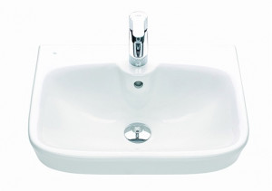 1116301101 Подвесная раковина настенная прямоугольная IDO Glow