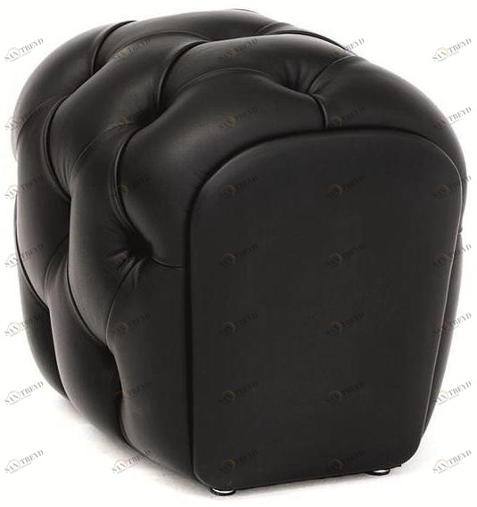 Opinion Ciatti Стеганый пуф, обитый кожей Guelfo sun-id-1504467