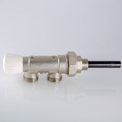 VT.025.N.E04050 Узел инжекторный для подключения радиатора Valtec 1/2" х 50 % х 3/4, "евроконус"  - Вид №8