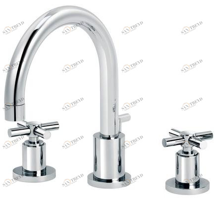 rvb Смеситель для раковины на 3 отверстия Sully 4032.--.45