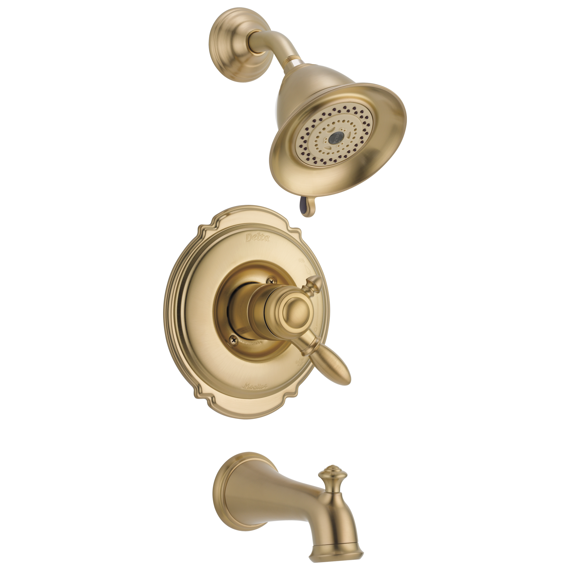 T17455-CZ Для ванны и душа Monitor® 17 Series Delta Faucet Victorian Шампанское бронза
