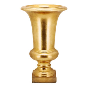 200764-FO ABHIKA ВАЗА СМОЛА ЧАШКА GOLD
