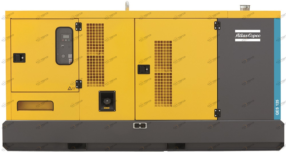 Генератор дизельный Atlas Copco QES 125 в кожухе с АВР sun-id-1033285