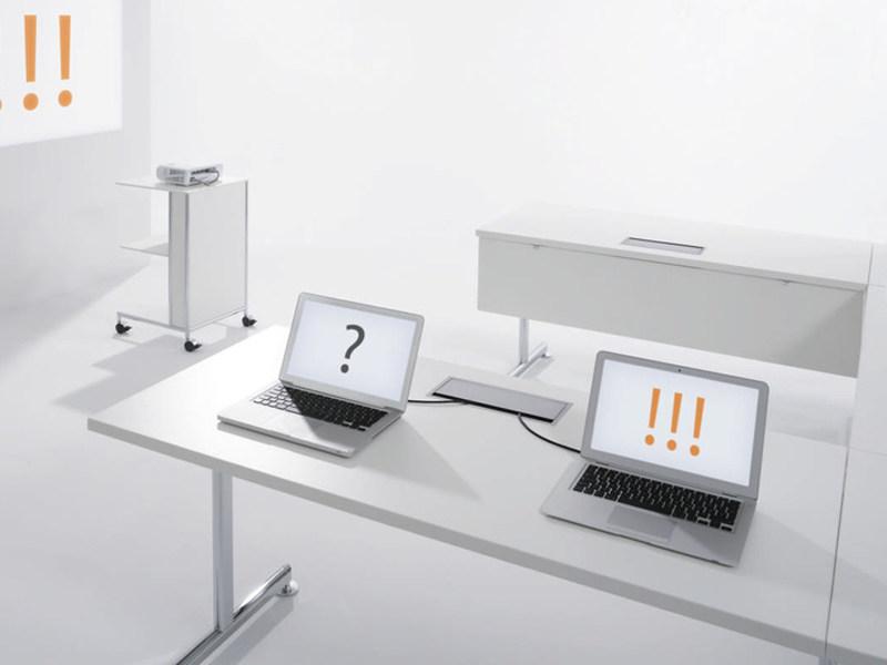 Brunner Складной прямоугольный стол для переговоров на колесиках Torino sun-id-1411156 - Вид №12