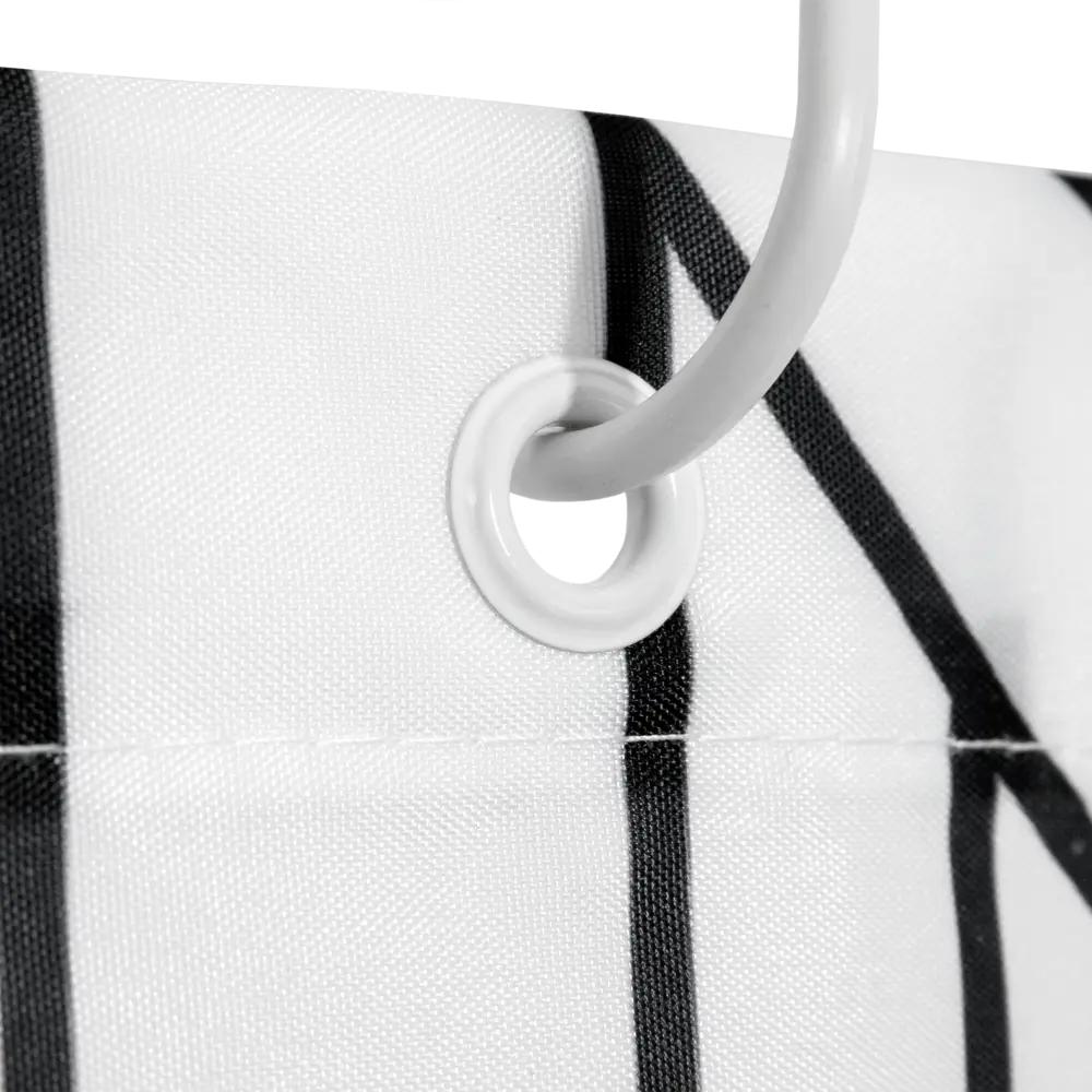 BATH PLUS Штора для ванной Charme с геометрическим узором 180×180 см 82360089 Track STLM-0025378 - Вид №4