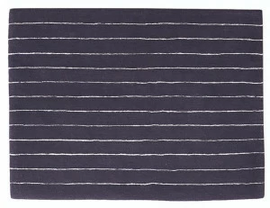 ASPLUND Прямоугольный коврик ручной работы из шерсти в полоску