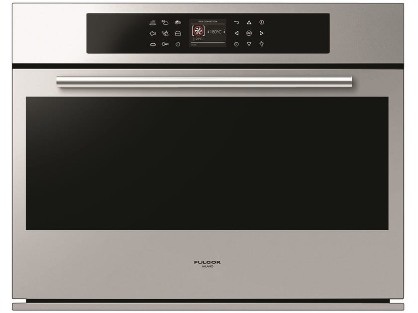 Многофункциональная встраиваемая печь из нержавеющей стали с сенсорным экраном класса A+ Fulgor Milano Plano Design ARCH-00069127