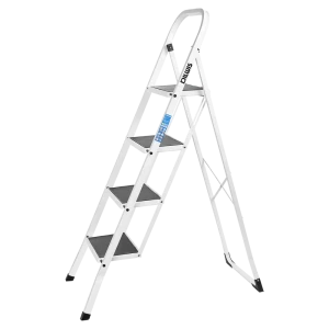 Стремянка стальная DILWIS 97704, 4 ступени, нагрузка 150 кг 89403476
