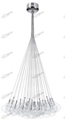 Alma light Регулируемый светодиодный стеклянный подвесной светильник Drop led sun-id-1412164