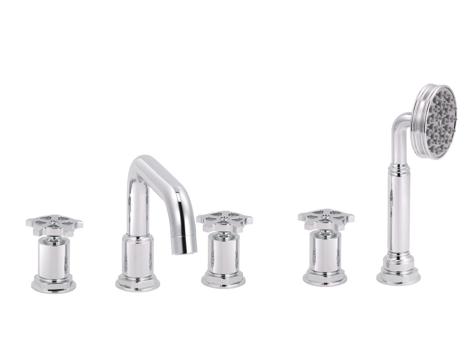 Набор для ванны с 5 отверстиями и ручным душем rvb FLAMANT FACTORY ARCH-00050037