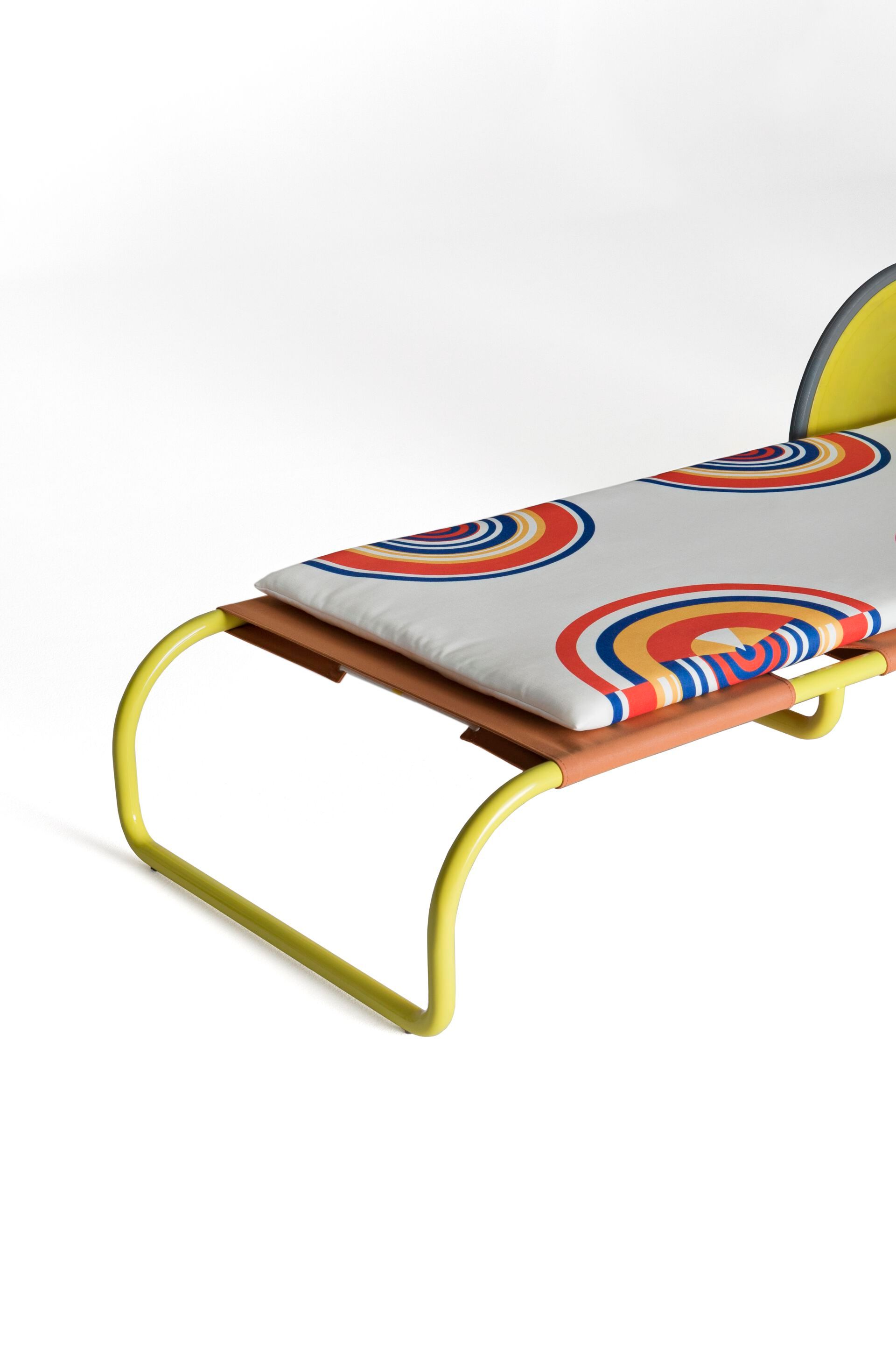 Садовая кровать из нержавеющей стали и ткани с колесами Exteta Locus Solus ARCH-00024677 - Вид №7