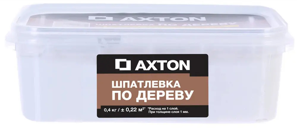 Шпатлевка Axton для дерева: универсальное решение для внутренних и наружных работ 81950901