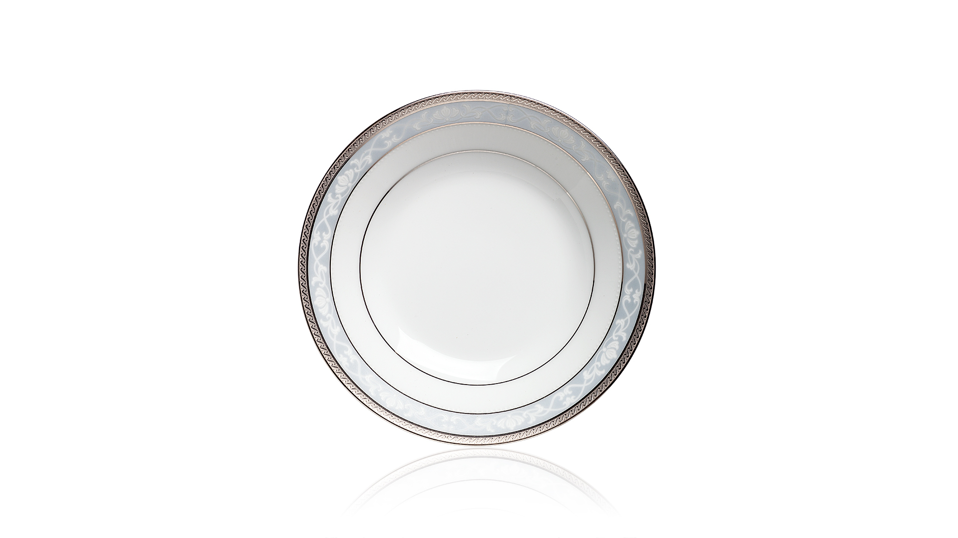 10609577 Noritake Чаша для фруктов Noritake "Хэмпшир,платиновый кант" 14см Фарфор  - Вид №1