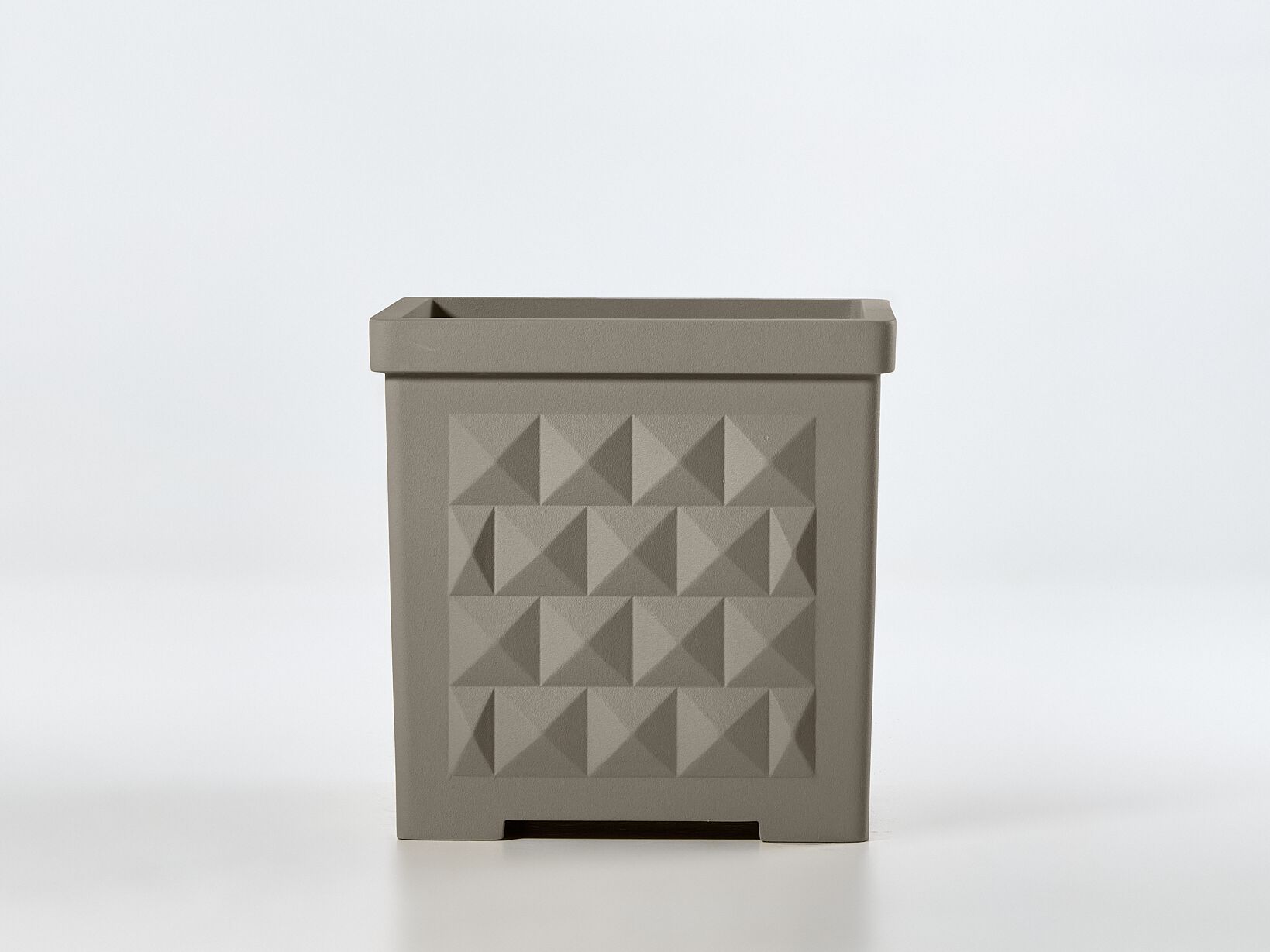 Перерабатываемый двухкомпонентный квадратный садовый горшок из смолы Ellemura бриллиант ARCH-00096716 - Вид №5