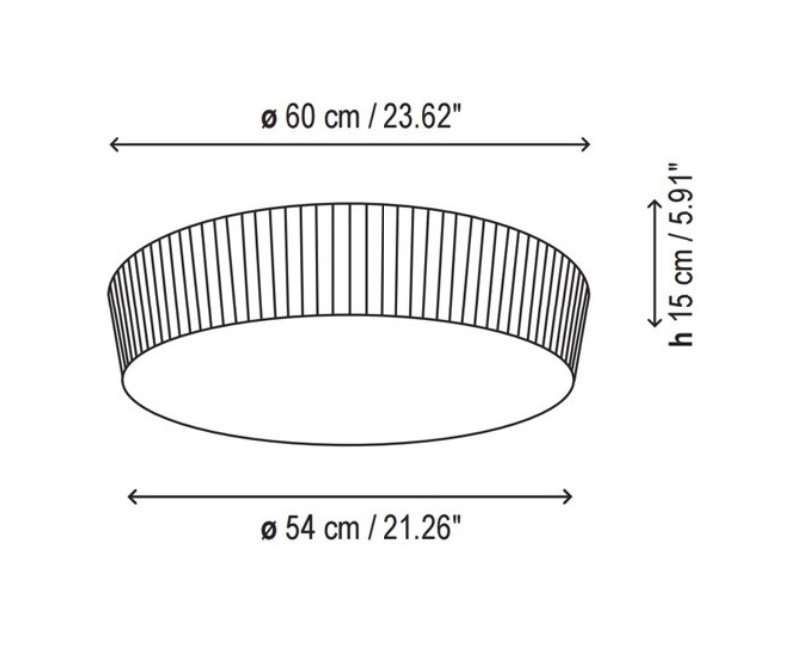 Bover Plafonet - 02 Fonda Europa 0224905-C Inox Cream потолочный 91553 - Вид №2