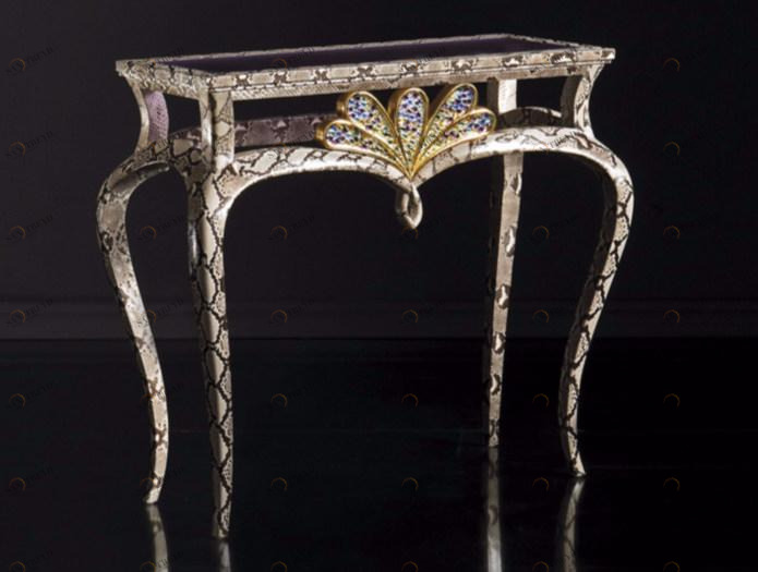 Rozzoni Прямоугольная консоль из кожи Butterfly sun-id-1506532