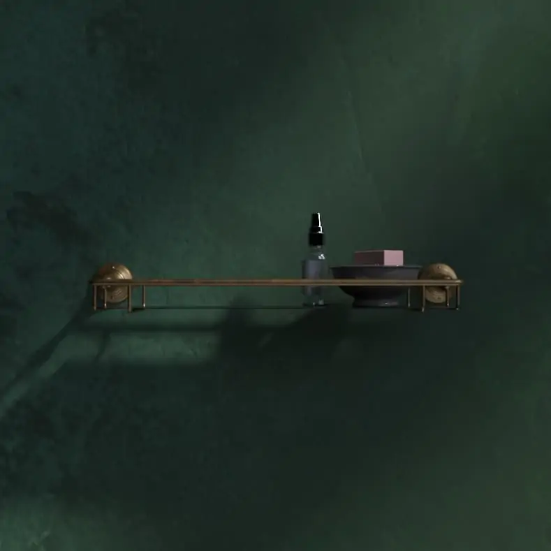 The Empire Collection аксессуары и фурнитура The Empire Glass Gallery Shelf Catchpoleandrye  - Вид №1