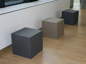 Квадратный пуф из пены QM