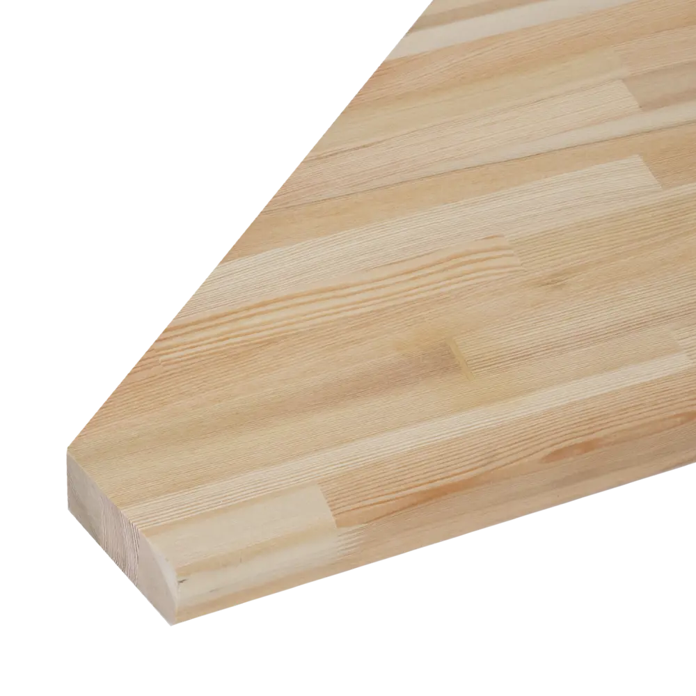 Ступень угловая сращенная лиственница 1006x500x40 мм 85190691 STLM-2114567 Santreyd  - Вид №1