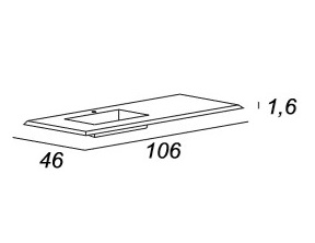 Мебель для ванной CEZARES BELLAGIO 105 White Stone - Вид №8