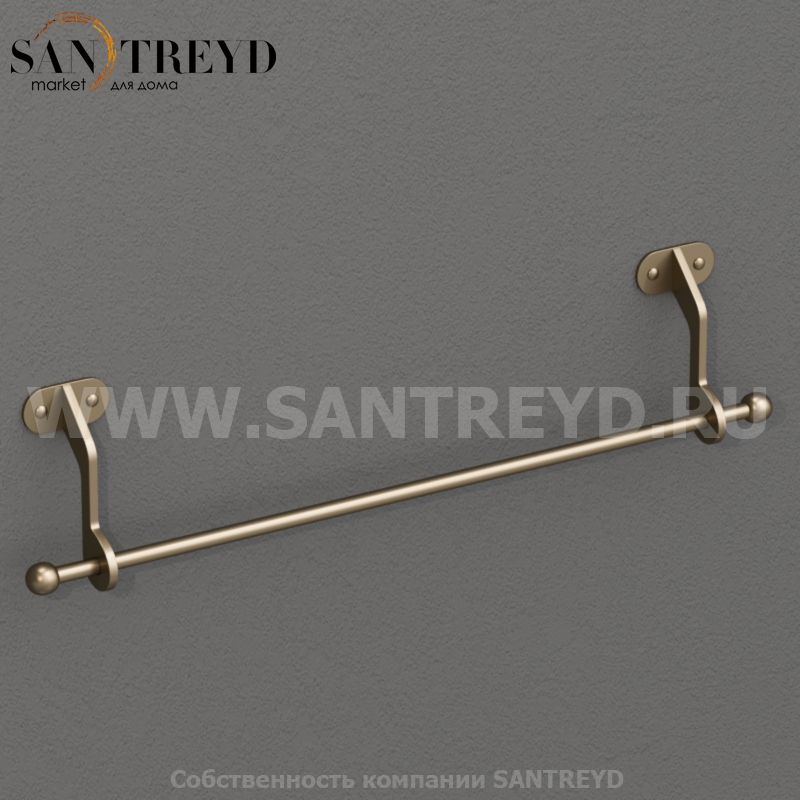 741393 Полотенцедержатель 60 см, цвет Бронзовый Kerasan ACCESSORIES Италия 
