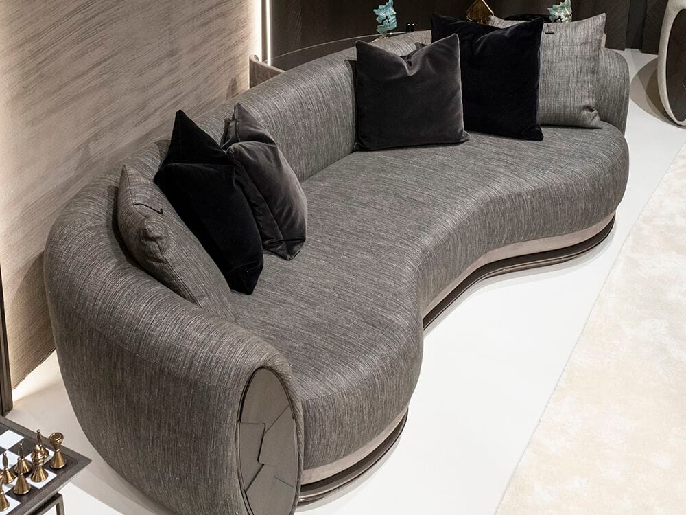 4-местный изогнутый тканевый диван Zebrano Gioia ARCH-00075931 - Вид №10