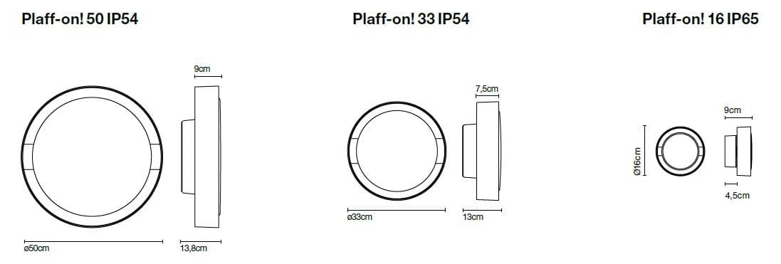 Алюминиевый светодиодный наружный потолочный светильник Marset Plaff-on! ARCH-00138352 - Вид №7