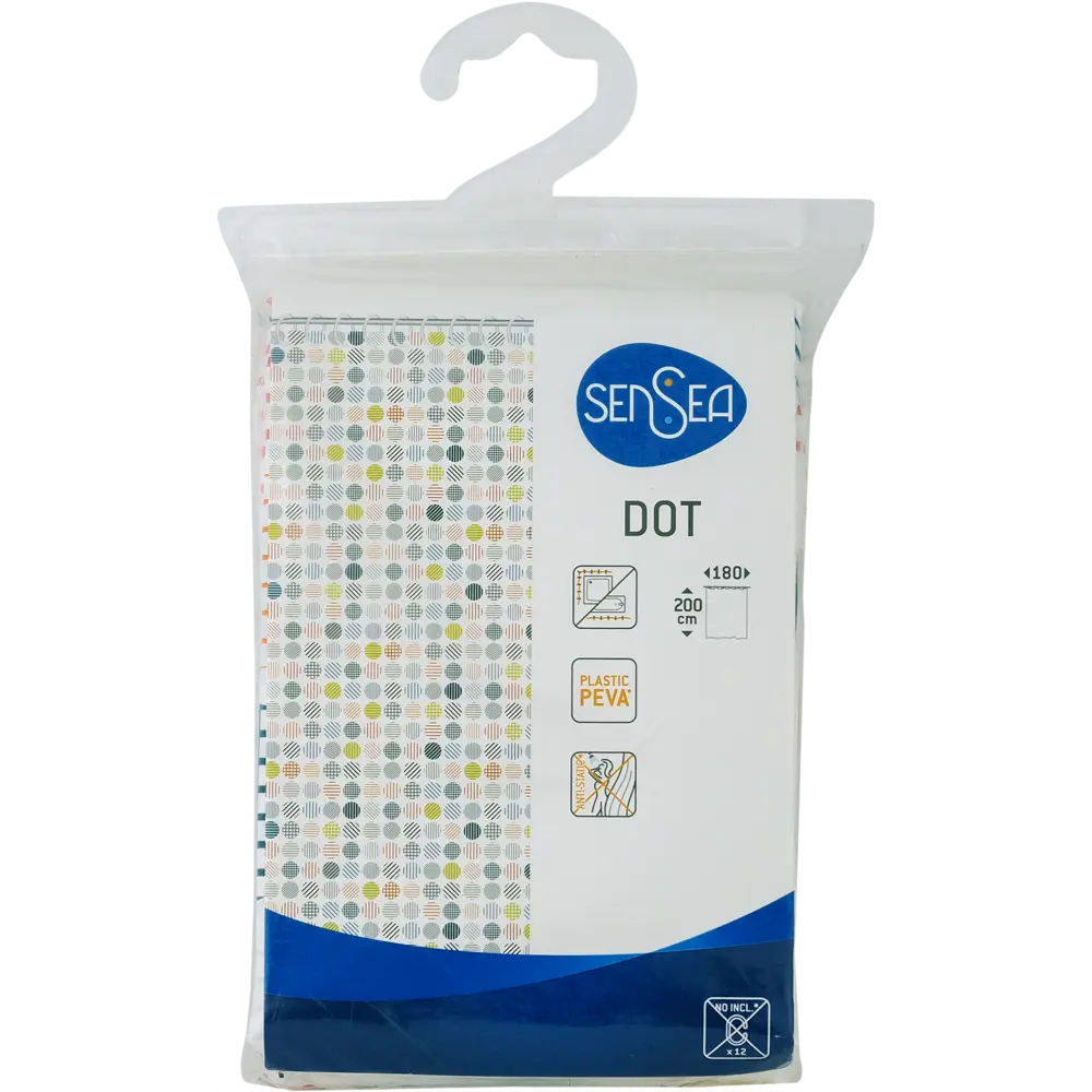 Штора для ванной комнаты Sensea «Dot» 180х200 см Без серии STLM-2155405 - Вид №5