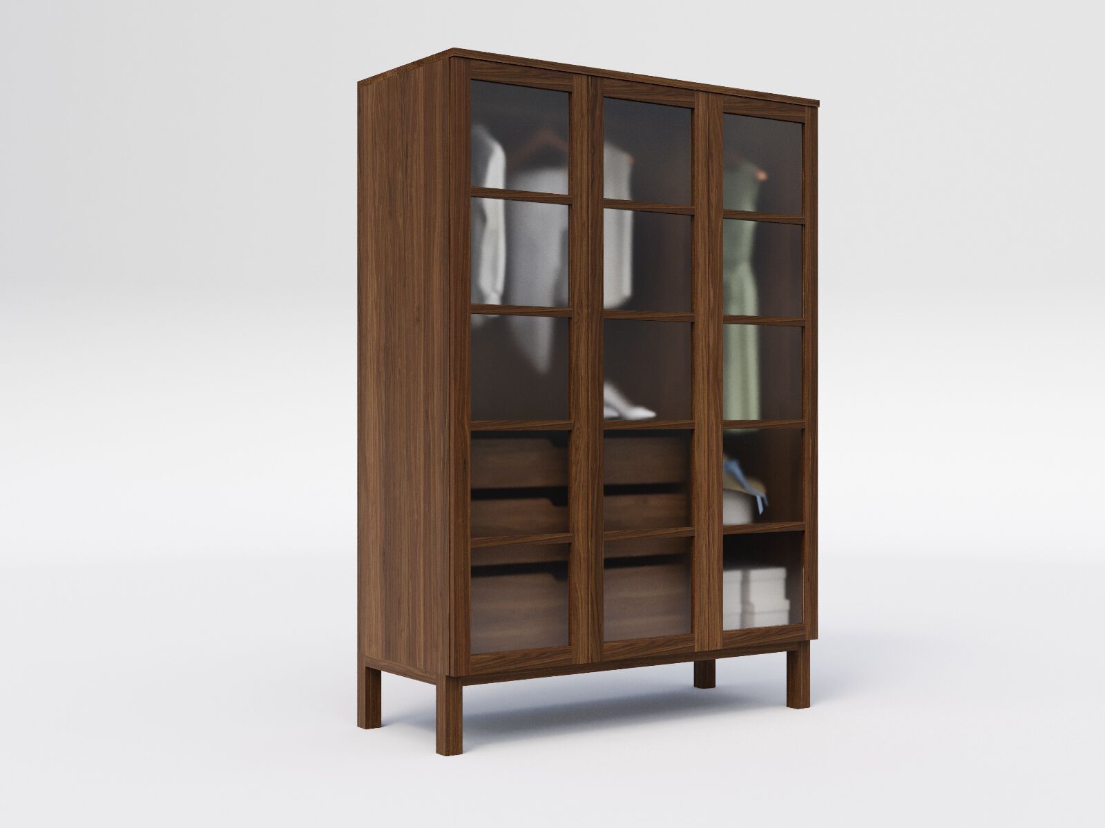 Шкаф из массива дерева с комодом sixay furniture ARCH-00058529 - Вид №2