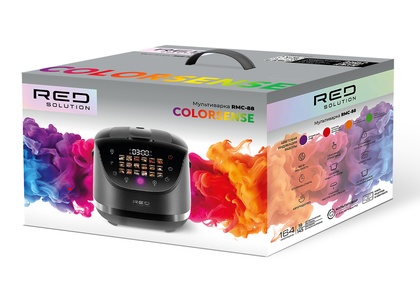 9052319 Мультиварка RED SOLUTION COLORSENSE RMC-88 черный STDN-0062707 - Вид №10