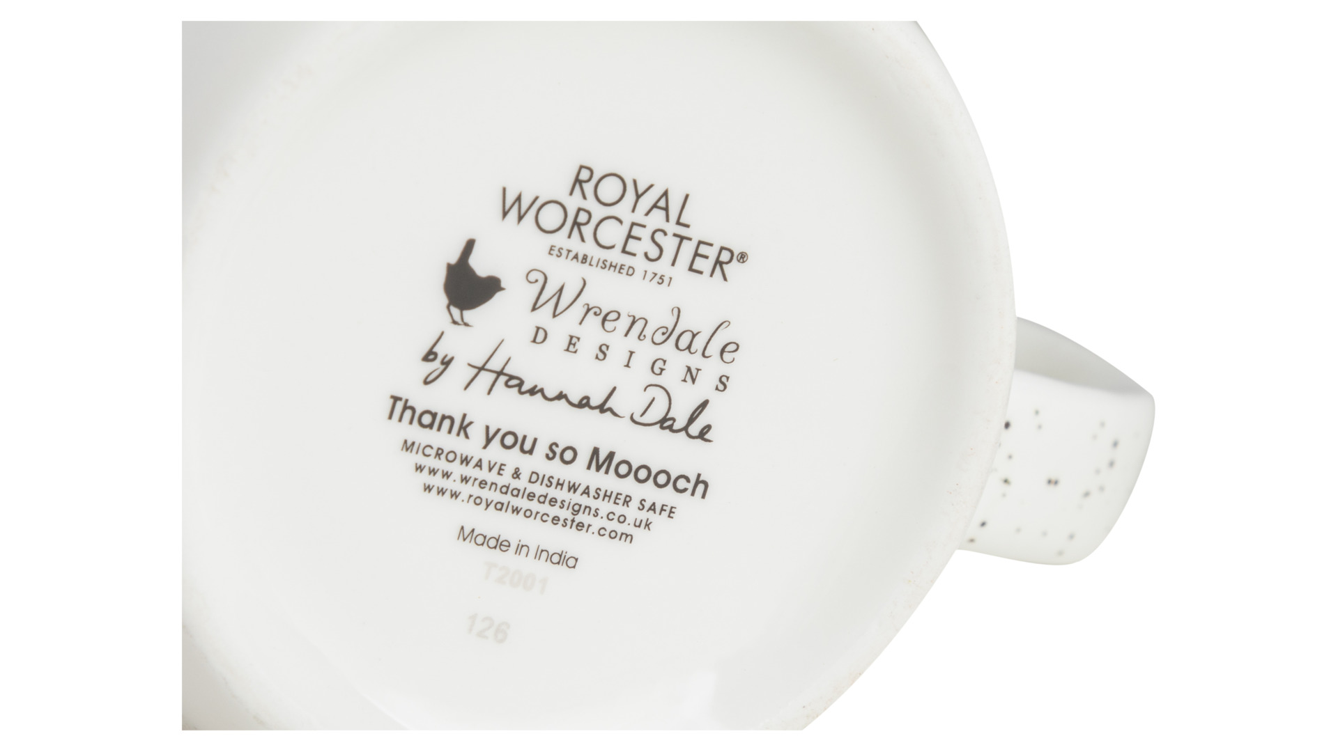 10655481 Royal Worcester Кружка Royal Worcester "Забавная фауна.Спасибо от бычка" 400мл Фарфор костяной  - Вид №5