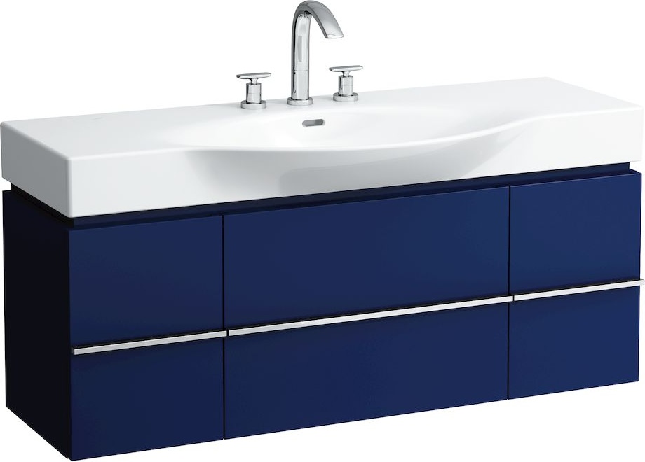 H4013020755481 Шкафчик под раковину, для раковин 811704, 812704, 2 выдвижных ящика с 2 дверцами, 2 стеклянные полки LAUFEN PRO - Вид №19