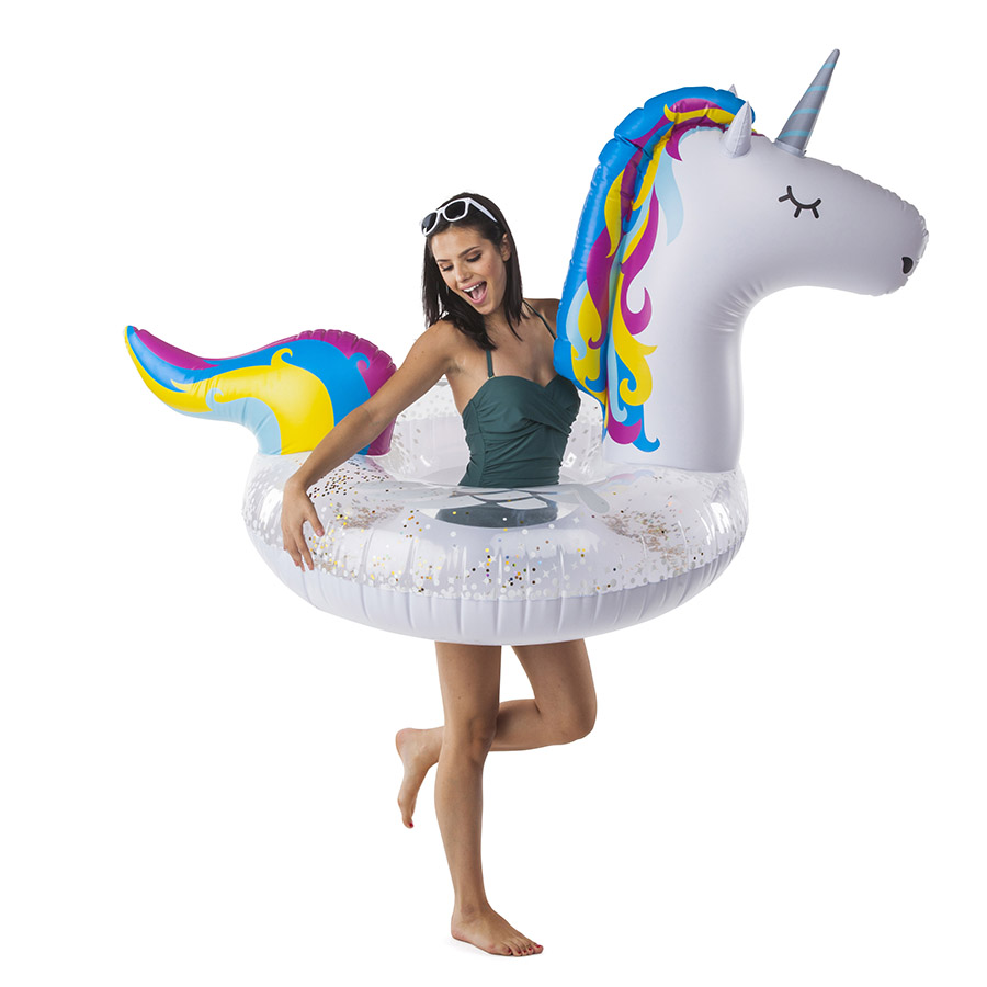 BMPF-0065 Круг надувной , unicorn glitter BigMouth  - Вид №7