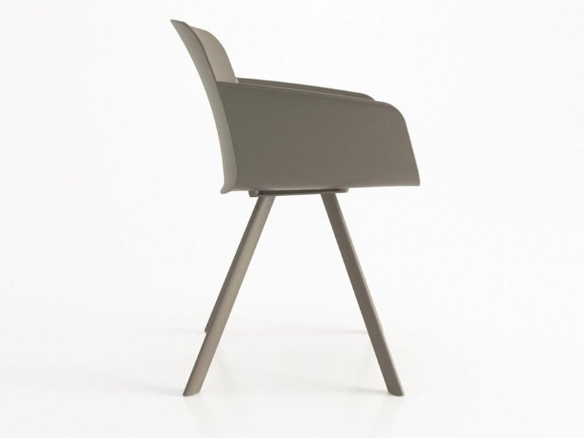 VAGHI Стул полипропиленовый с подлокотниками Libera Li2ot - Вид №1