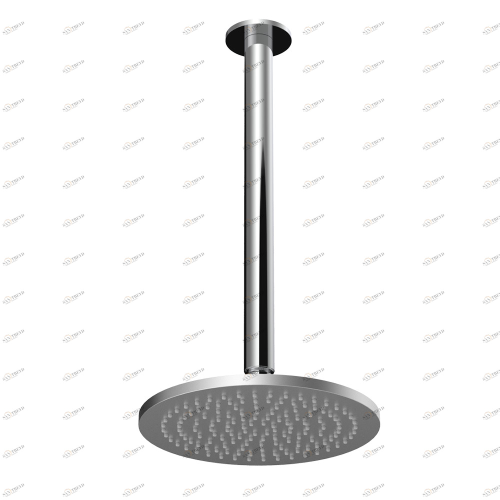 Graffio Круглая лейка душа Ø 200 мм с круглым потолочным держателем 300 мм. TA811 