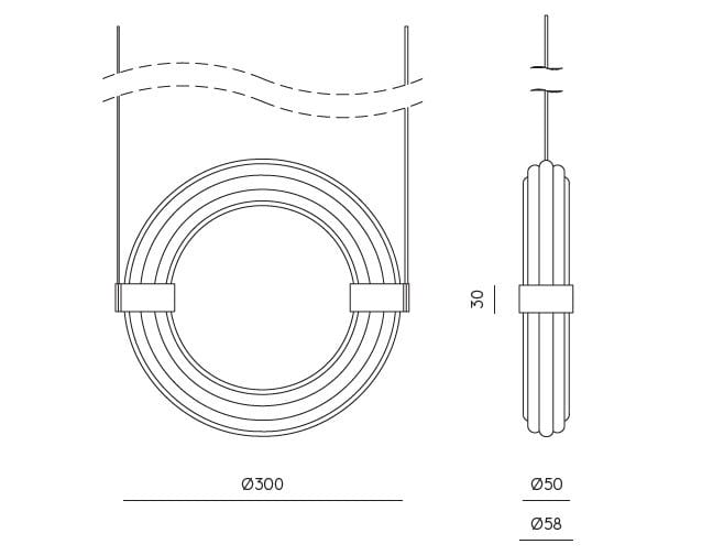 Затемняемый светодиодный подвесной светильник Aromas del Campo Elli ARCH-00116328 - Вид №1