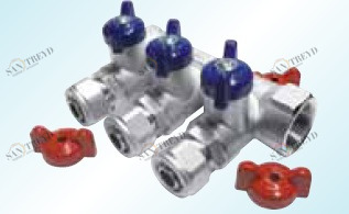 Коллектор с шаровыми кранами для МП 3/4-2-16 NTM 215129