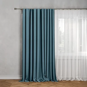 KREAFORTA Sanur - штора блэкаут синяя 200x300 см со скрытыми петлями 89431253