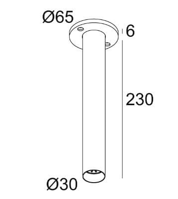 Круглый потолочный светодиодный прожектор Deltalight NEEDLE ARCH-00073502 - Вид №3