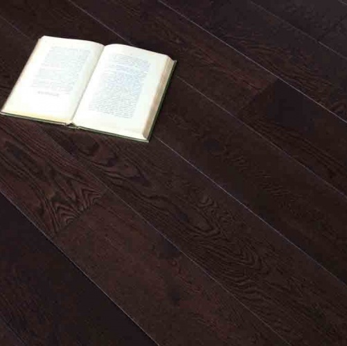 Массивная доска Magestik floor С покрытием Шоколад Дуб (Гладкая) 300-1800х120 мм MGK Magestic floor 2600300225 - Вид №3