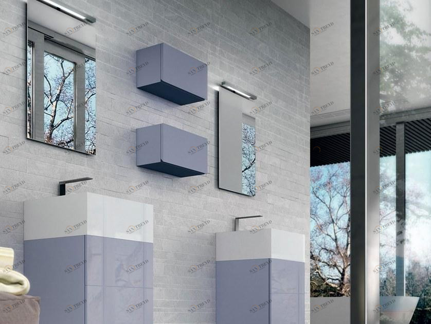 LASA IDEA Тумба под умывальник одинарная настенная, лакированная Syn sun-id-1508679