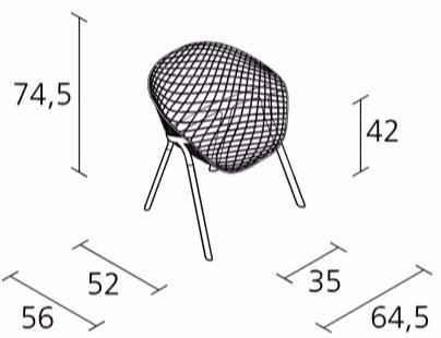 Alias Стул из стали Kobi sun-id-1370604 - Вид №9